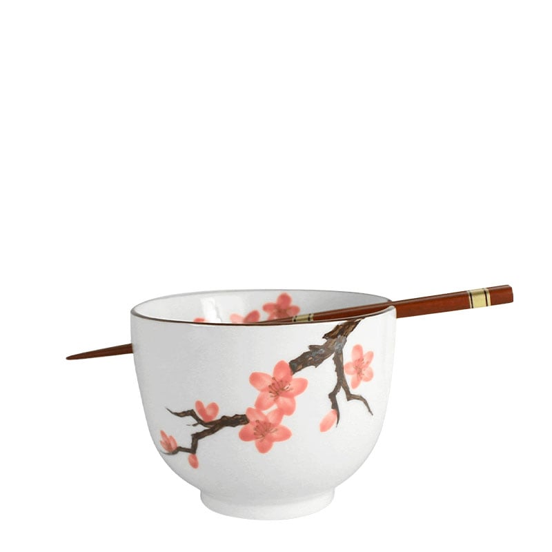 Nudelsk&aring;l Soba Sakura med &auml;tpinnar