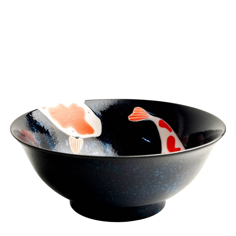 Ramensk&aring;l japansk Koi M&ouml;rk 21cm