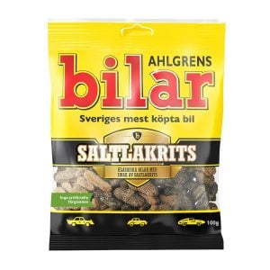 Ahlgrens Bilar Saltlakrits 100g