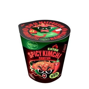 Extra Spicy Kimchi Ramyun Nudelkopp Bibigo 98g