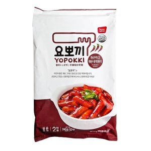 Instant Rice Cakes med Färdig sås Tteokbokki Yopokki Hot & Spicy 240g