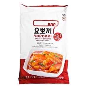 Instant Rice Cakes med Färdig sås Tteokbokki Yopokki Storpack 280g