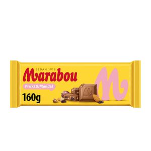 Marabou Frukt & Mandel 160g