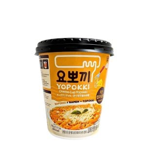 Rabokki Cup Rice cakes & nudlar (Cheese) Yopokki