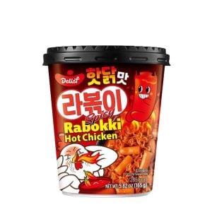 Rabokki Hot Chicken Rice sticks & nudlar Delief 165g
