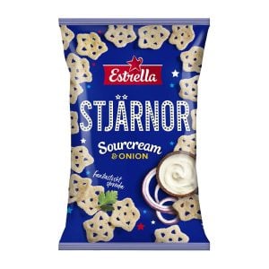 Stjärnor Sourcream & Onion Estrella 175g