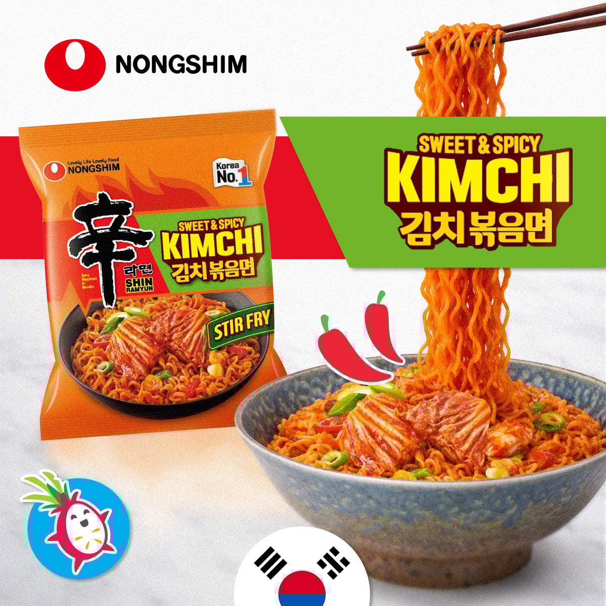 Shin Ramyun Kimchi Stir-fry Nongshim