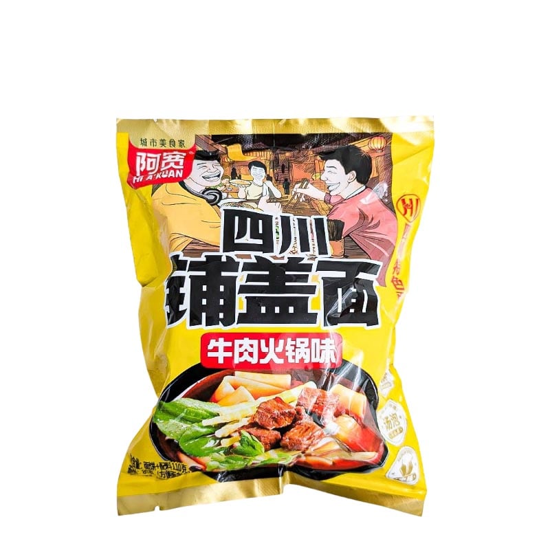 Snabbnudlar med stark soppa Hot pot-stil 110g