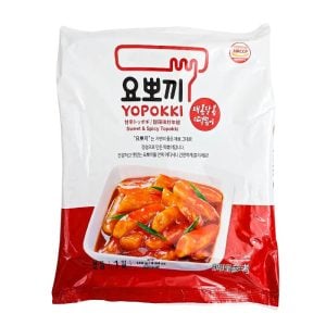 Instant Rice Cakes med Färdig sås Tteokbokki Yopokki 140g