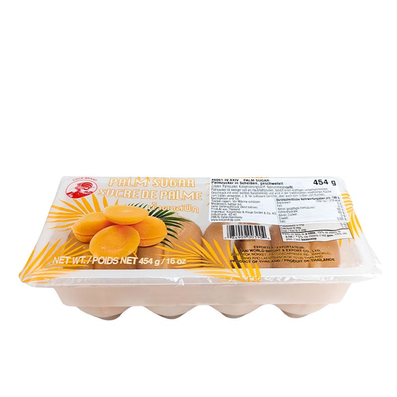 Palmsocker bitar 454g