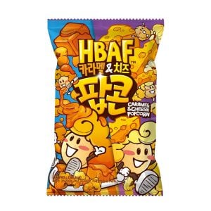 HBAF Koreansk Popcorn Caramel & Cheese 80g