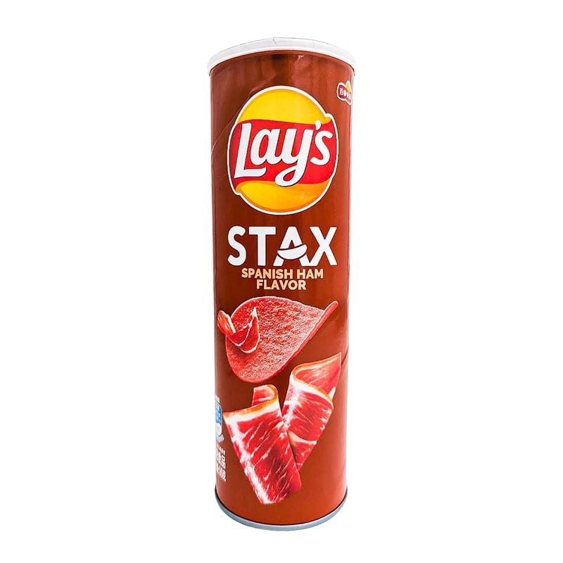 Lay's Stax Chips Jamón Spanish Ham 90g