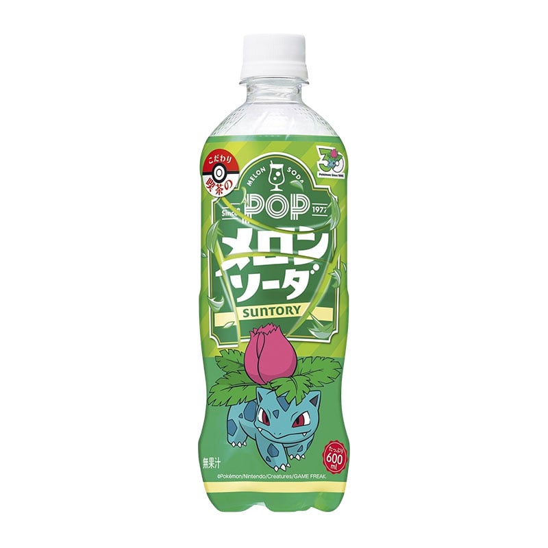 Melon Soda Suntory Pokémon Anniversary 600ml