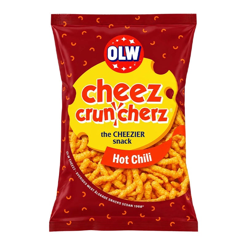 Cheez Cruncherz Hot Chili 75g