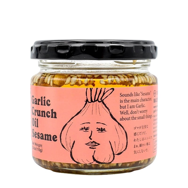 Krispig vitlöks- och sesamolja Odawaraya Sesame 110g