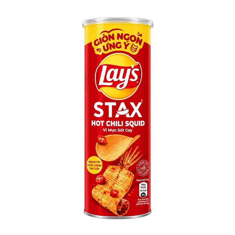 Lay's Stax Hot Chili Squid 90g