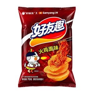 Orion Samyang Räfflade Buldak Chips 70g