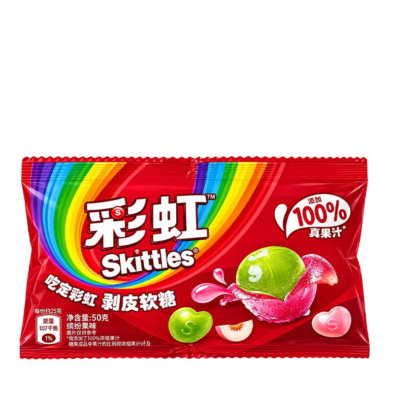 Skittles Peelable Gummies 50g