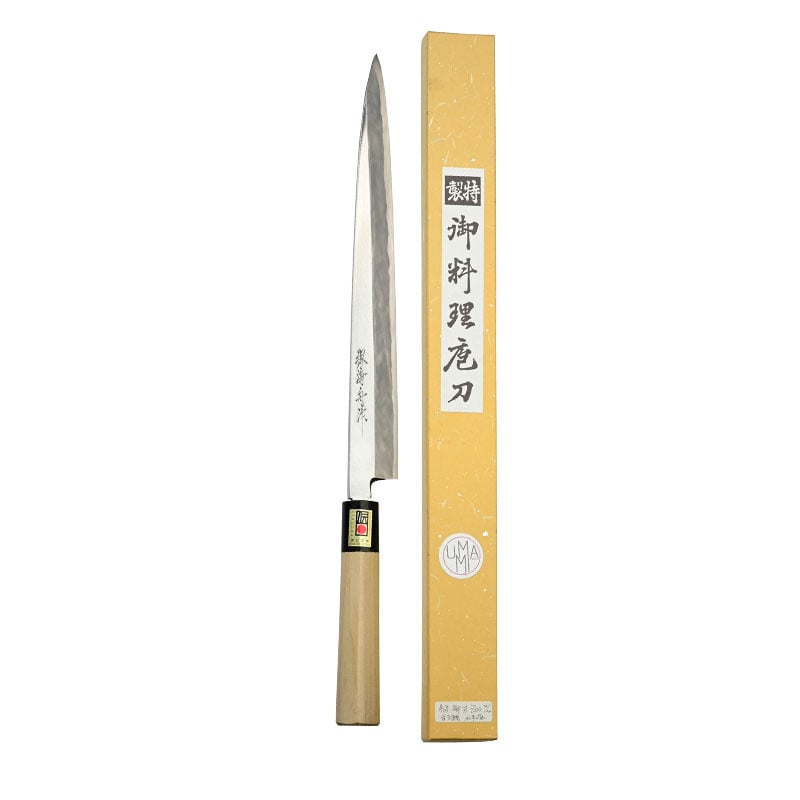 Yanagiba Sashimikniv White Steel #3 Polerad finish (Migaki) 300mm